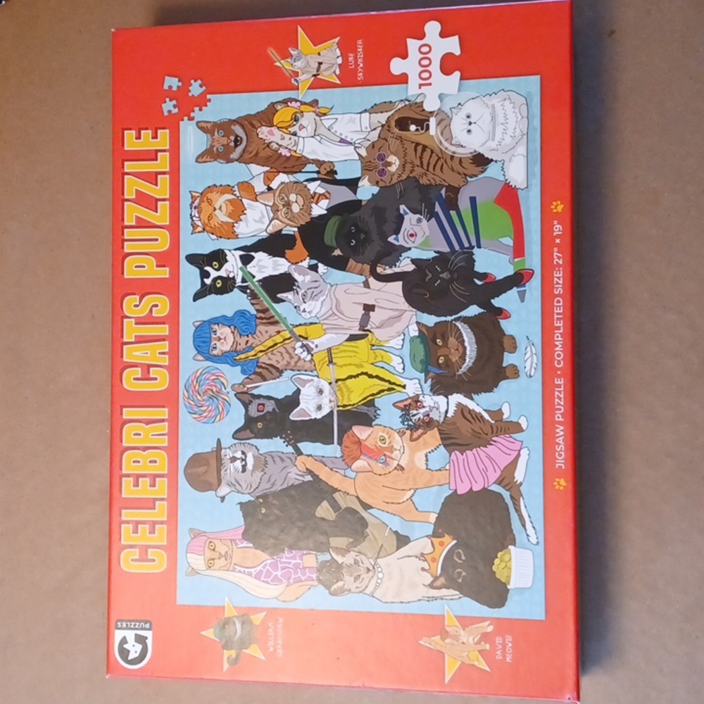 🧩🧩Celebri Cats 1000 piece puzzle